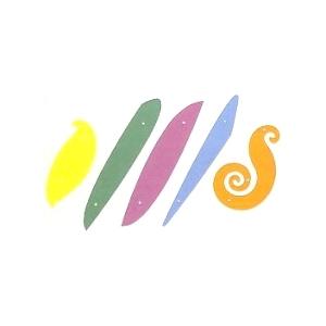 ユニカーブ定規 5枚組