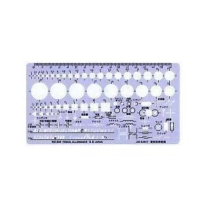 ドラパス 三幸製図 学校教育用テンプレート(新JIS基準) 電気科用タイプ