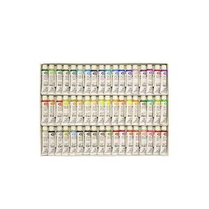 送料無料 クサカベ 水彩絵の具 54色セット 2号チューブ 5ml NW-54