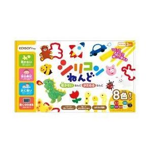 EDISON Toy シリコンねんど 8色セット EDISON Mama 手作り エジソンママ シリ...