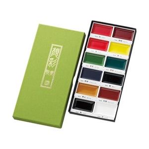 送料無料 油彩セット 木箱タイプ ベーシック PD BOX（クサカベ油絵具12