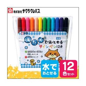サクラクレパス ZPK-T12 水性マーカー ピグマックスツイン 12色セット