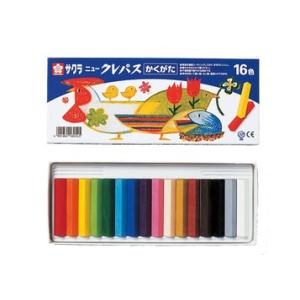 メール便可 サクラクレパス ニュークレパス かくがた 16色セット NEP16