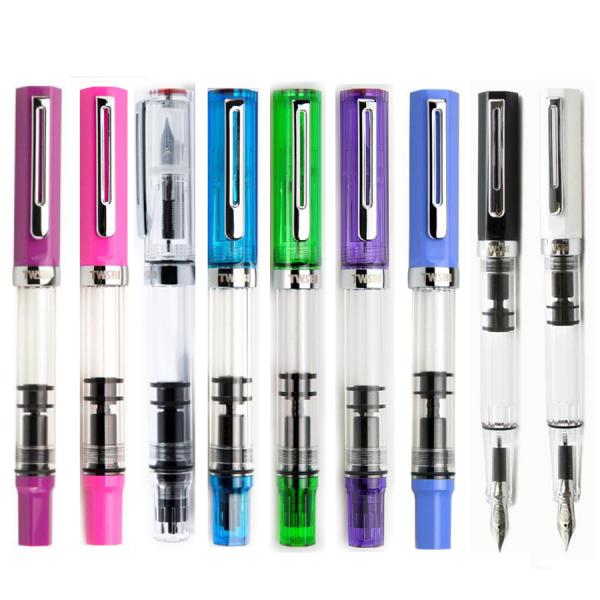 送料無料 ツイスビー 万年筆 エコ TWSBI ECOシリーズ カラー （EF/F） 吸入式