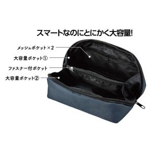 ガバッと開く たっぷり ポーチ 男子 多機能 ...の詳細画像4