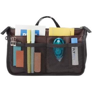 ショルダーバッグになる　2WAYバッグインバッグ　仕分けポケット満載　バッグinバッグ　バッグの中に