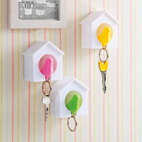 Sparrow Key Ring　スパロウキーリング　　小鳥を巣箱に帰したら　鍵も迷子になりません。...