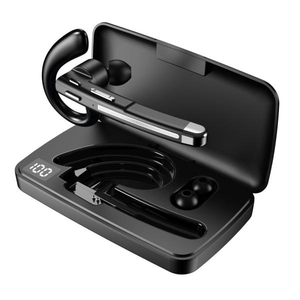 ワイヤレスイヤホン bluetooth 5.1 イヤホン 片耳 左右耳兼用 マイク付き 耳掛け式 ビ...