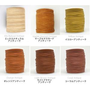 1.5mm幅×1m アンティークカラーA レザ...の詳細画像2