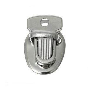 差し込み錠 27mm×18mm シルバートーン 1セット入 【ゆうパケット対応】