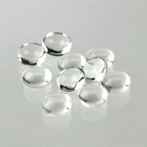 8mm 10個入 ドーム型 ガラスカボション クリア