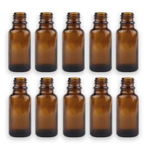 遮光瓶 （茶色）20ml/14本 :遮光瓶 （茶色）10ml/34本 10ml 10本セット 遮光瓶 茶色 ドロッパー付 25mm×57.5mm Φ10.5mm【ゆう