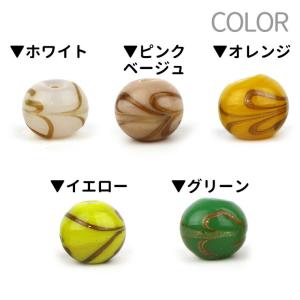 【アウトレット】1個入 インドビーズ セラミッ...の詳細画像2