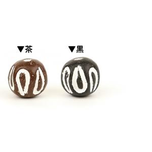 【アウトレット】1個入 インドビーズ 粘土 丸...の詳細画像3