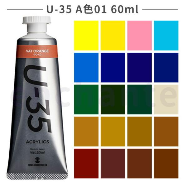 【ターナー】 U-35 アクリリックス ヘビーボディ A色01 60ml 1個入 全20色【ゆうパケ...