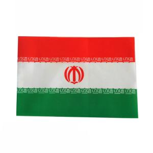 世界の国旗（約21×14cm）ア行国 ：イラン/手旗 小さめ ミニ国旗 手持ち フラッグ 応援グッズ【ゆうパケット対応】