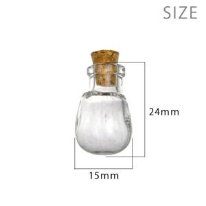 10個セット 水滴型 24×15mm ガラス小...の詳細画像1