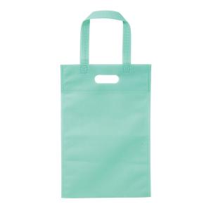 作品収納バッグ A4 名札付 パステルグリーン 1個入【ゆうパケット対応】