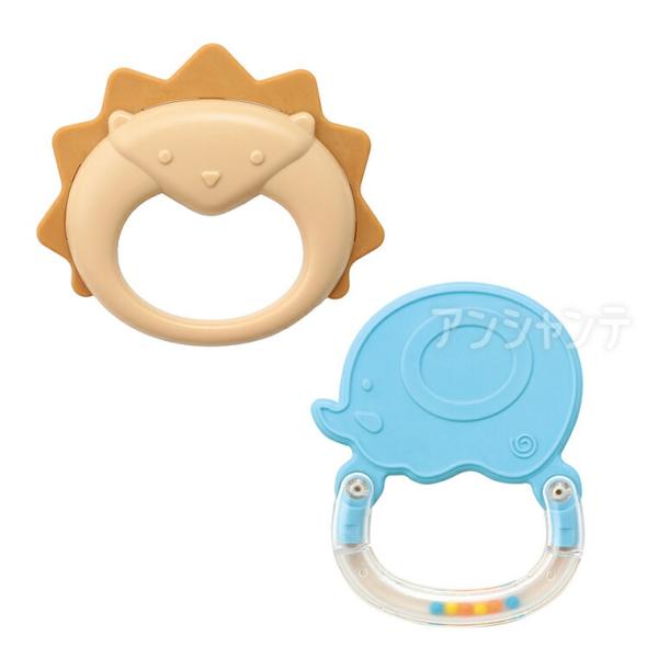 アニマルラトル ライオン ゾウ  1個入【ゆうパケット対応】