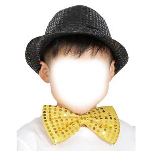 キラキラ蝶ネクタイ 赤 青 ゴールド グリーン...の詳細画像5