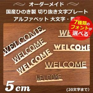木製 切り抜き文字 プレート アルファベット 大...の商品画像