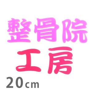 20cm 厚さ約3mm 切り抜き文字 漢字 筆文字 蛍光 アクリル製 アンシャンテラボ【ゆうパケット対応】｜enchante