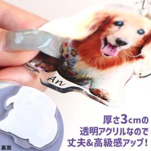 うちの子 切り抜き写真キーホルダー アクリル製...の詳細画像2