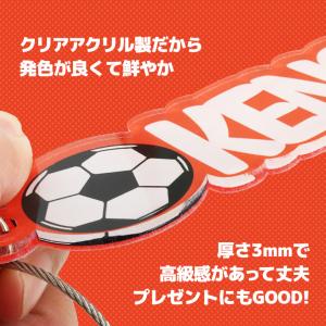 部活 卒業記念 スポーツネームプレートキーホル...の詳細画像3