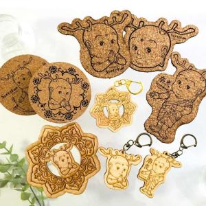かたどりコースター せんとくん 立ち姿 コルク...の詳細画像2