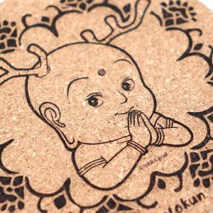 丸コースター せんとくん 合掌 コルク製 奈良...の詳細画像3