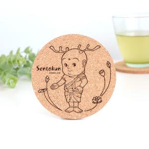 丸コースター せんとくん 立ち姿 コルク製 奈...の詳細画像2