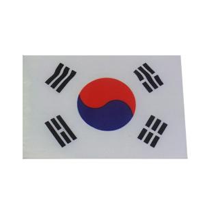 世界の国旗（約21×14cm）カ行国 ：韓国/手旗 小さめ ミニ国旗 手持ち フラッグ 応援グッズ【ゆうパケット対応】