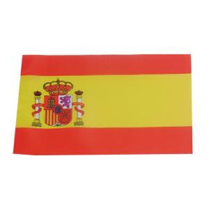 世界の国旗（約21×14cm）サ行国 ：スペイン/手旗 小さめ ミニ国旗 手持ち フラッグ 応援グッズ【ゆうパケット対応】