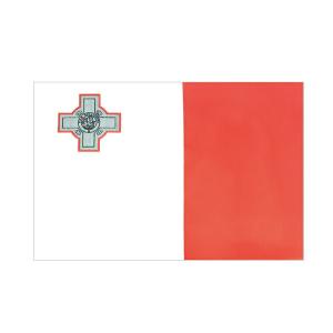 世界の国旗（約21×14cm）マ行国 ：マルタ共和国/手旗 小さめ ミニ国旗 手持ち フラッグ 応援グッズ【ゆうパケット対応】