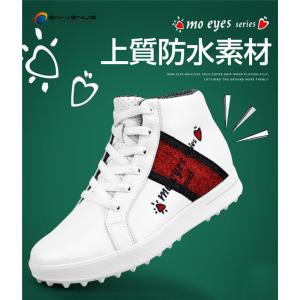 ハイカット ゴルフシューズ ブーツ スニーカー...の詳細画像3