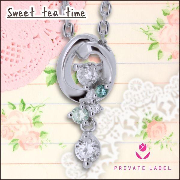 プライベートレーベル Private Label ネックレス レディース キャスケード シルバー ジ...