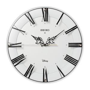 ディズニー 掛け時計 Disney ミッキーマウス＆ミニーマウス セイコークロック SEIKO CLOCK 掛時計 オシャレ おしゃれ FS506W 大人ディズニー disney_y｜enchantiris-de-stt