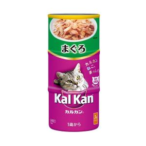 【セット販売：1ケース18個入り】マースジャパン Kal kan（カルカン） ラージ缶 1歳から まぐろ 160g×3缶｜encho