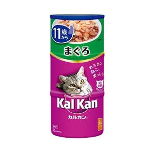 【セット販売：18本】マースジャパン Kal kan（カルカン） ラージ缶 11歳から まぐろ 160g×3缶｜encho