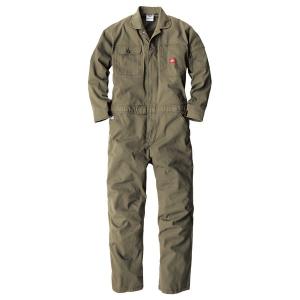 [Dickies ディッキーズ]ストレッチオックス ツナギ  D-736 ３Ｌ オリーブ｜encho