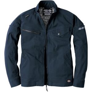 [Dickies ディッキーズ]ストレッチ ジャケットD-2880 ネイビー Ｍ｜encho