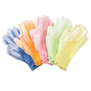 (株)コーコス信岡 ウレタン背抜き手袋（カラー１０双） Ｎ−３０６９　カラー　Ｌ｜encho