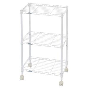 スチールラック　3段　メタルラック　ホワイト WEIMALL スチールラック ホワイト メタル 製 ラック カラー