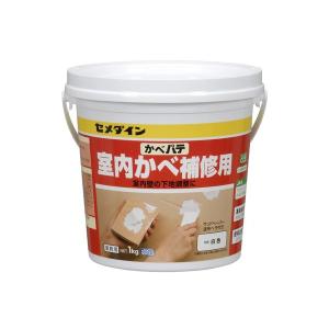 セメダイン 室内壁補修用 かべパテ 業務用 1kg ポリ缶 HC-158｜encho