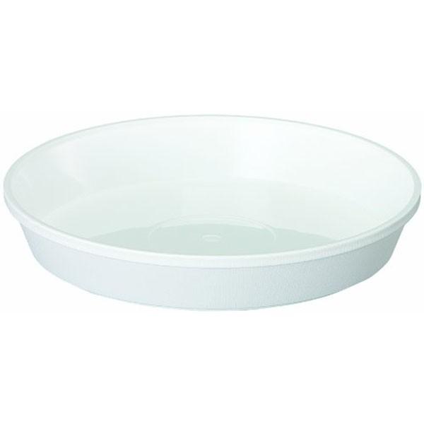 大和プラスチック　鉢皿サルーン ２号ホワイト