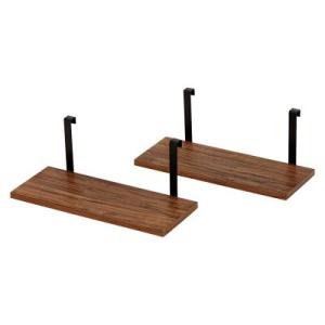 【メーカー直送】萩原ウォールラック棚板 2枚組 KTR-3142-T40BB