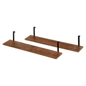 【メーカー直送】萩原ウォールラック棚板 2枚組 KTR-3142-T80BB