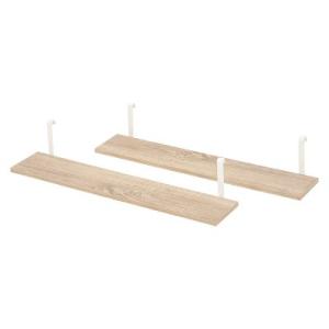 【メーカー直送】萩原ウォールラック棚板 2枚組 KTR-3142-T80NW