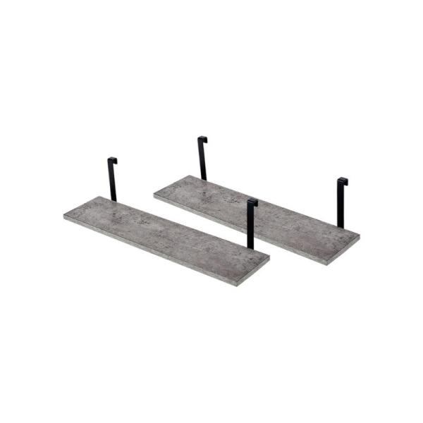 【メーカー直送】萩原ウォールラック棚板 2枚組 KTR-3142-T60MGY