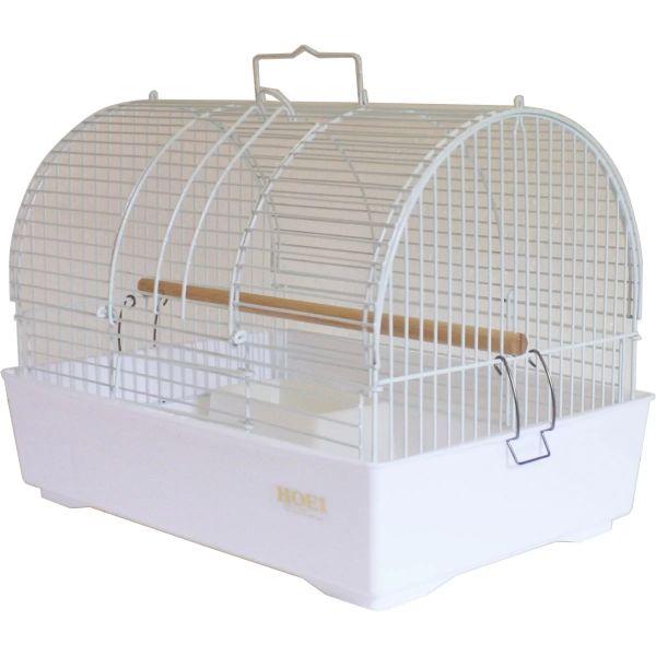 【ZOO】ホーエイ（HOEI） 小鳥キャリー ミレニアムアーチ ホワイト塗装